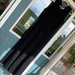 Spanx Sleeveless Black Jumpsuit with Drawstring Waist
